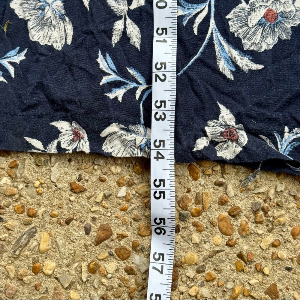 Torrid Challis Women’s Navy Floral Jumpsuit Pockets Size 2 2X - Picture 9 of 9